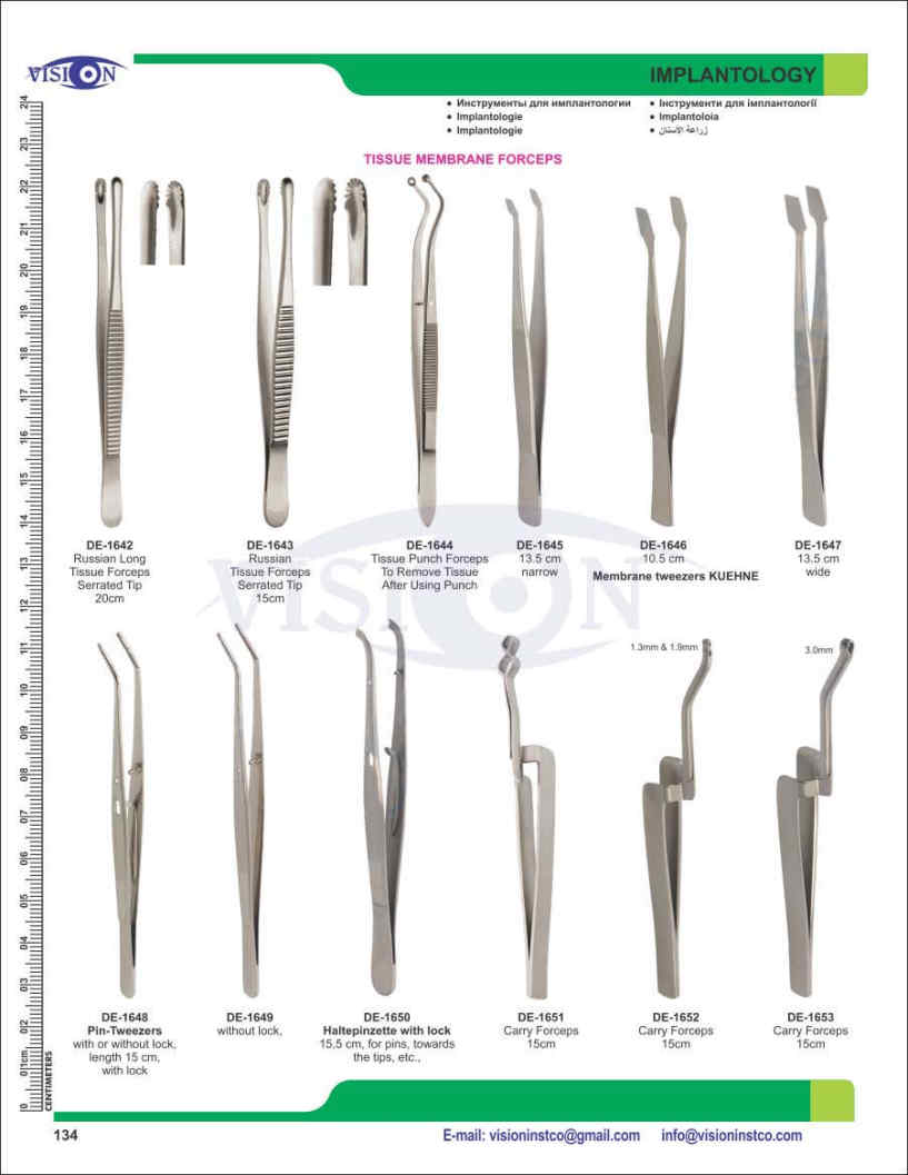 Vision Instruments Company Instruments